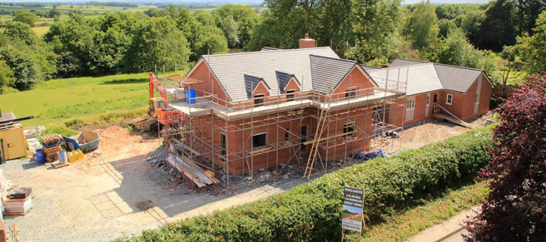 Acorn View, Great Ness nearing completion