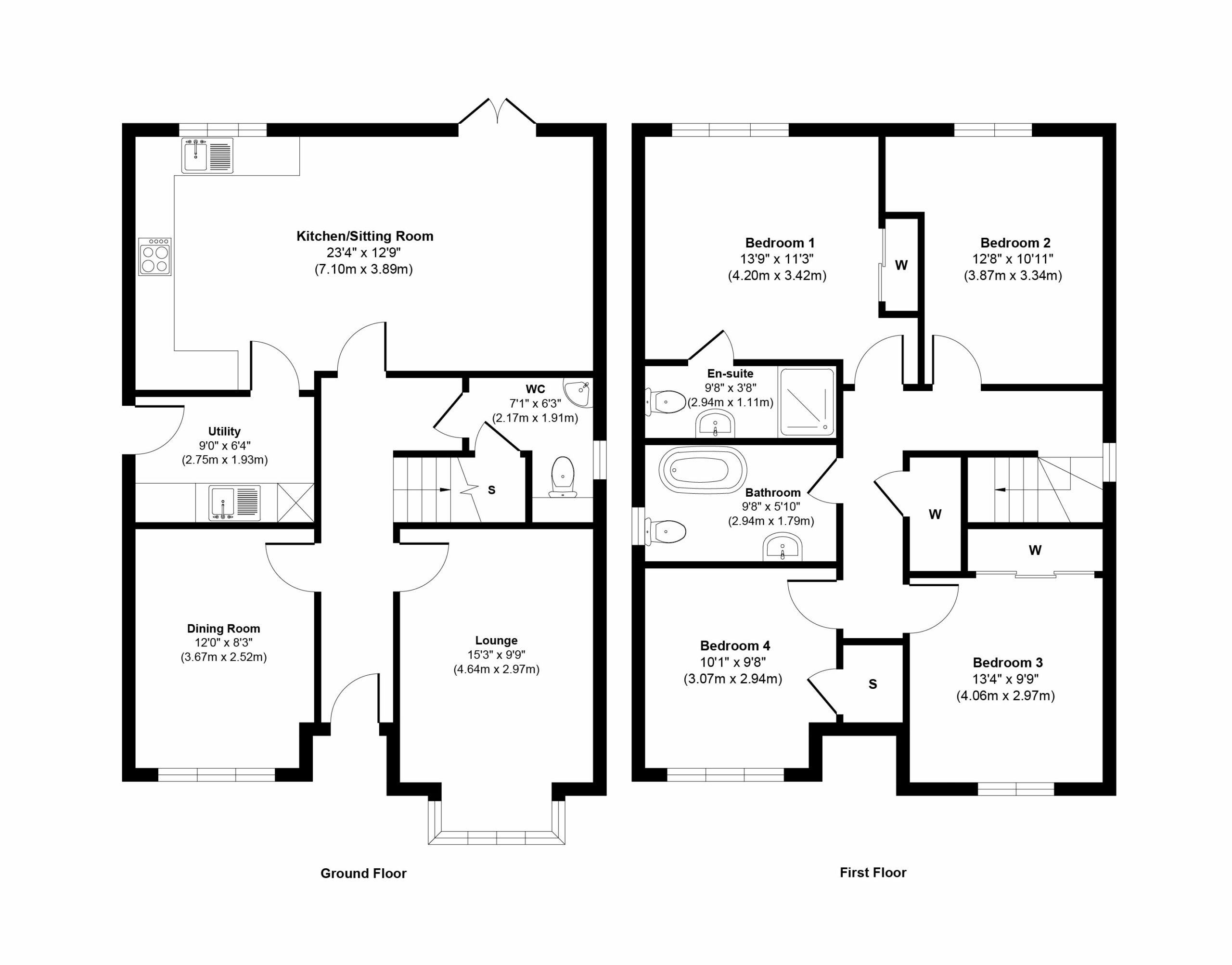 Sycamore Right Floorplan | Primesave Properties
