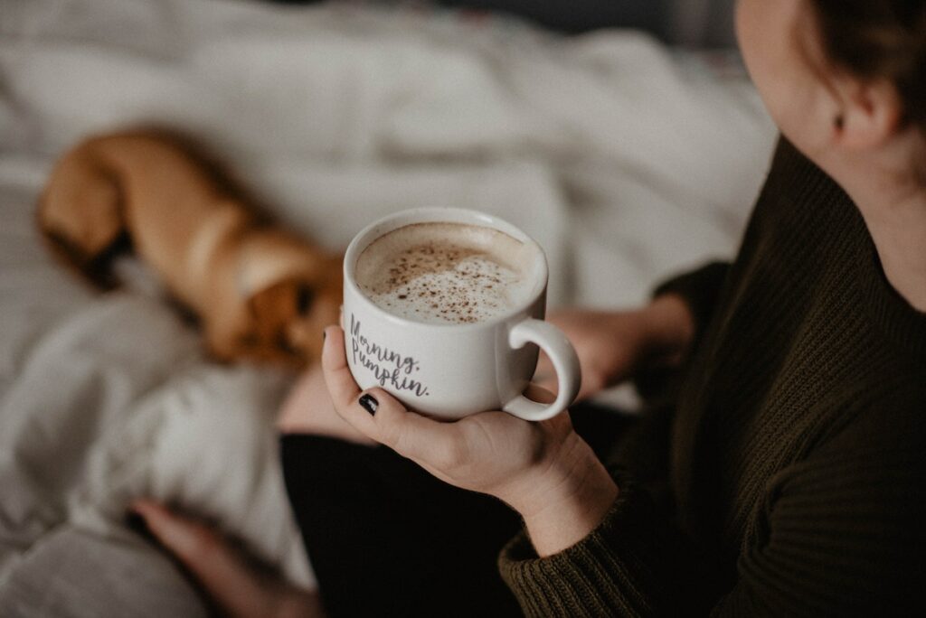 Woman with coffee | Primesave Properties
