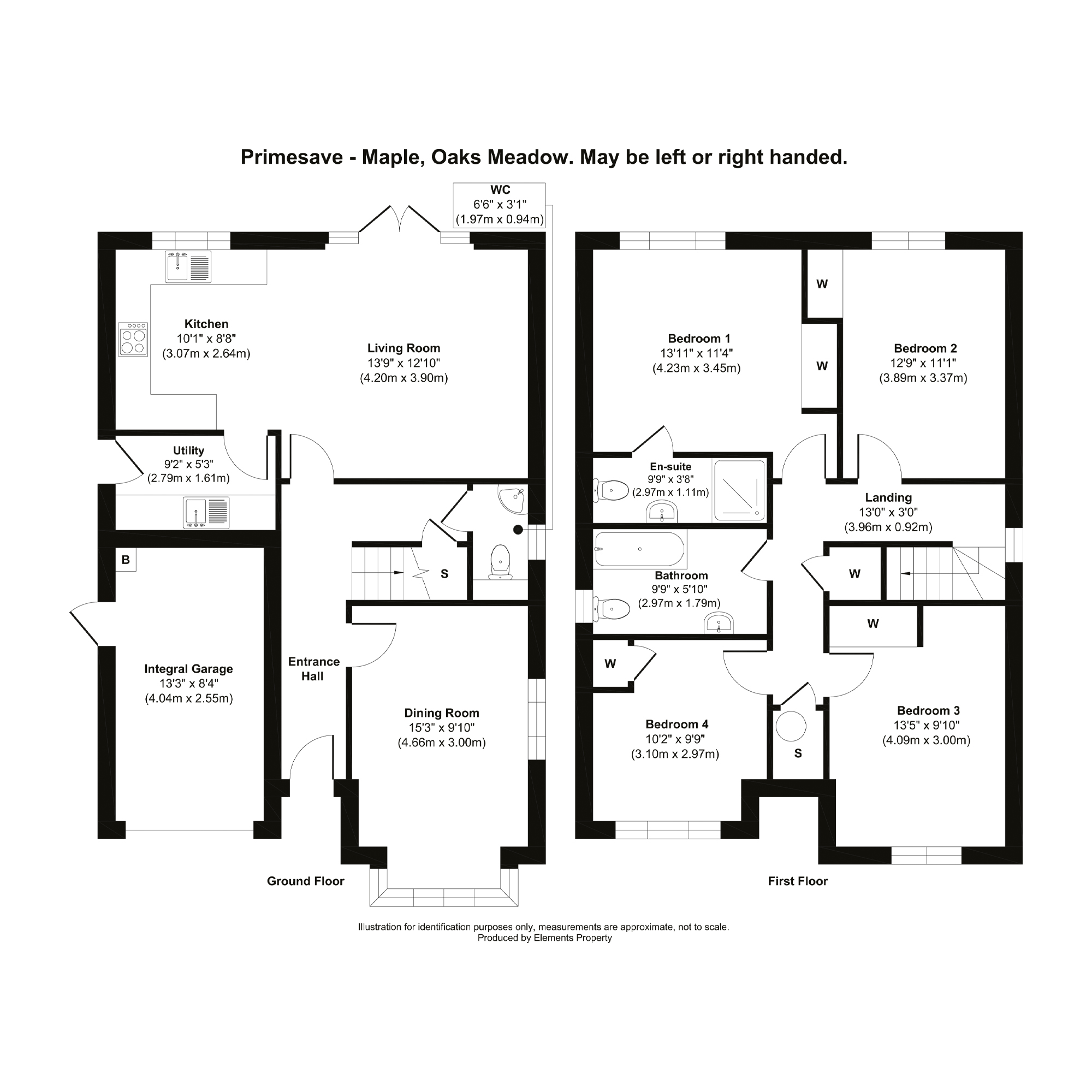 Oaks Meadow - Plot 36 Floorplan | Primesave